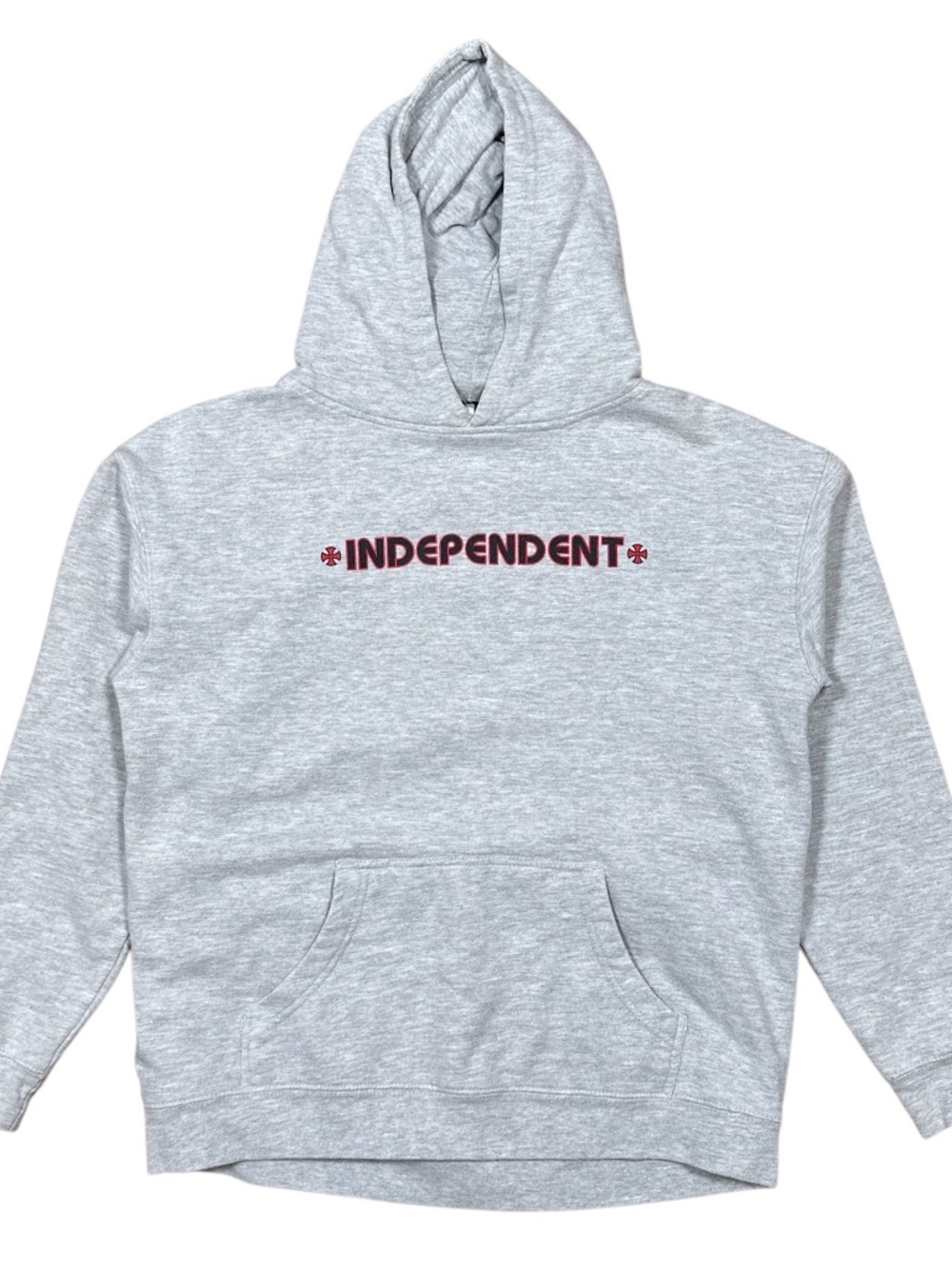 Vintage Y2K Independent Trucks Company Co Logo NHS Gray Hoodie Mens Small